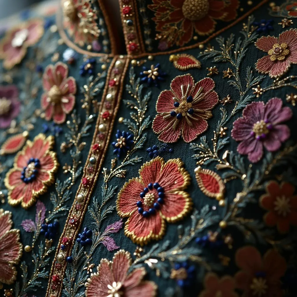Detail Večerných Šiat